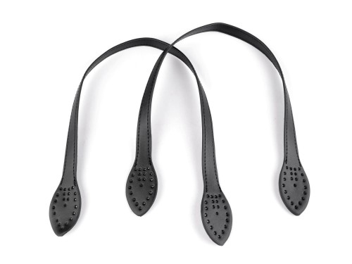 Ucha do torby z eko skóry długość 50 cm czarne.jpg