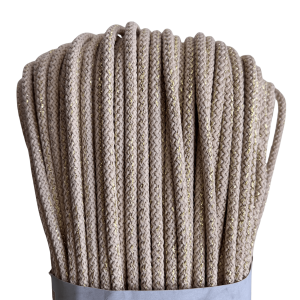 Sznurek do szycia poliestrowy 5mm - Kartonowy + złota nitka - 100m