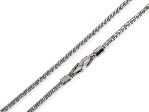 Łańcuszek do torebki z karabińczykiem długość 120 cm nikiel.jpg