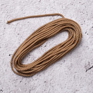  Sznurek polipropylenowy 4mm - z rdzeniem - Złoty - 100m 