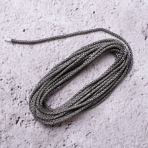  Sznurek polipropylenowy 4mm - z rdzeniem - Szary - 100m