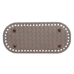 Dno do torby z ekoskóry z nóżkami 22x10 cm Beżowe
