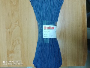 Sznurek do szycia poliestrowy 5mm - 75m - Jeansowy