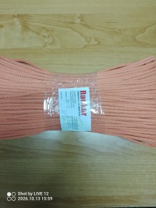 Sznurek do szycia 5mm - 80m - Pomarańczowy